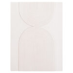 ΠΙΝΑΚΑΣ ΟΡΘΟΓΩΝΙΟΣ ΣΕΙΡΑ SANTORINI HM4523 MDF ΣΕ ΥΠΟΛΕΥΚΟ ΧΡΩΜΑ 60x4(πάχος)x80Υεκ.