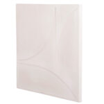 ΠΙΝΑΚΑΣ ΤΕΤΡΑΓΩΝΟΣ ΣΕΙΡΑ SANTORINI HM4507 MDF ΣΕ ΥΠΟΛΕΥΚΟ ΧΡΩΜΑ 80x4(πάχος)x80Υεκ. - Image 3