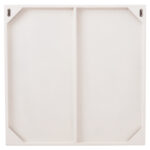 ΠΙΝΑΚΑΣ ΤΕΤΡΑΓΩΝΟΣ ΣΕΙΡΑ SANTORINI HM4508 MDF ΣΕ ΥΠΟΛΕΥΚΟ ΧΡΩΜΑ 80x4(πάχος)x80Υεκ. - Image 6