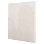 ΠΙΝΑΚΑΣ ΤΕΤΡΑΓΩΝΟΣ ΣΕΙΡΑ SANTORINI HM4517 MDF ΣΕ ΥΠΟΛΕΥΚΟ ΧΡΩΜΑ 80x4,5(πάχος)x80Υεκ. - Image 4