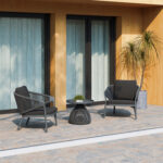 ΠΟΛΥΘΡΟΝΑ ΑΛΟΥΜΙΝΙΟΥ XANTION ΗM6471.01 ΜΕ ΣΧΟΙΝΙ & ΜΑΞΙΛΑΡΙΑ--ΓΚΡΙ 71,5x77x70,5Υεκ - Image 2