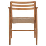 ΠΟΛΥΘΡΟΝΑ ΤΡΑΠΕΖΑΡΙΑΣ ROBIN HM18351 ΞΥΛΟ TEAK & ΣΧΟΙΝΙ VIRO ΦΥΣΙΚΟ 53,5x60x78Υεκ - Image 6