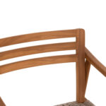 ΠΟΛΥΘΡΟΝΑ ΤΡΑΠΕΖΑΡΙΑΣ ROBIN HM18351 ΞΥΛΟ TEAK & ΣΧΟΙΝΙ VIRO ΦΥΣΙΚΟ 53,5x60x78Υεκ - Image 7