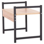 ΡΑΦΙ ΠΑΓΚΟΥ ΚΟΥΖΙΝΑΣ BECKO HM18219.03 ΜΕΛΑΜΙΝΗ ΣΟΝΑΜΑ-ΜΑΥΡΟ ΜΕΤΑΛΛΟ 54.5x35x41Υεκ. - Image 5