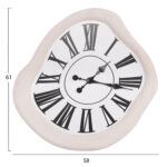 ΡΟΛΟΙ ΤΟΙΧΟΥ ΣΕΙΡΑ SANTORINI HM4515 MDF ΣΕ ΥΠΟΛΕΥΚΟ-ΜΑΥΡΟΙ ΔΕΙΚΤΕΣ & ΛΑΤΙΝ.ΝΟΥΜΕΡΑ 58x2,5x61Υεκ. - Image 2