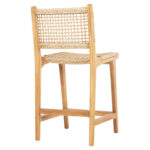 ΣΚΑΜΠΟ ΜΠΑΡ ΜΕ ΠΛΑΤΗ NESHA HM9381.11 ΞΥΛΟ ΤΕΑΚ & ΣΧΟΙΝΙ VIRO VIRO 46x48,5x96Υεκ. - Image 5