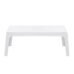 ΤΡΑΠΕΖΑΚΙ ΟΡΘΟΓΩΝΙΟ SLEEK HM6367.01 ΠΟΛΥΠΡΟΠΥΛΕΝΙΟ ΣΕ ΛΕΥΚΟ 105x64x40Υεκ. - Image 3