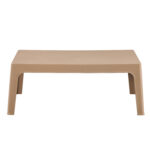 ΤΡΑΠΕΖΑΚΙ ΟΡΘΟΓΩΝΙΟ SLEEK HM6367.03 ΠΟΛΥΠΡΟΠΥΛΕΝΙΟ ΚΑΠΟΥΤΣΙΝΟ 105x64x40Υεκ. - Image 3