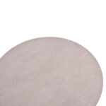 ΤΡΑΠΕΖΙ ΑΛΟΥΜΙΝΙΟΥ DOSUN HM6201.02 ΚΡΕΜ ΣΚΕΛΕΤΟΣ-3D PRINT ΓΥΑΛΙ-ΚΕΡΑΜΙΚΟ LOOK Φ120εκ - Image 5