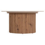 ΤΡΑΠΕΖΙ ΣΑΛΟΝΙΟΥ TWIL HM18325 ΚΕΡΑΜΙΚΟ TOP ΟΨΗ ΤΡΑΒΕΡΤΙΝΑΣ-MDF ΒΑΣΗ Φ80x40Υεκ - Image 3