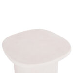 ΤΡΑΠΕΖΙ ΣΑΛΟΝΙΟΥ ΟΒΑΛ ΣΕΙΡΑ SANTORINI HM18054 MDF ΣΕ ΥΠΟΛΕΥΚΟ ΧΡΩΜΑ 54x54,5x40Υεκ - Image 5