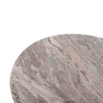 ΤΡΑΠΕΖΙ ΣΑΛΟΝΙΟΥ ΣΤΡΟΓΓΥΛΟ MALED HM18002 ΓΚΡΙ ΜΑΡΜΑΡO-ΞΥΛΟ MANGO Φ60x44,5Υεκ. - Image 6