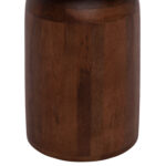 ΤΡΑΠΕΖΙ ΣΑΛΟΝΙΟΥ ΣΤΡΟΓΓΥΛΟ MALED HM18002 ΓΚΡΙ ΜΑΡΜΑΡO-ΞΥΛΟ MANGO Φ60x44,5Υεκ. - Image 7