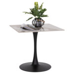 ΤΡΑΠΕΖΙ ΤΡΑΠΕΖΑΡΙΑΣ TETRAN HM18315.02 ΒΑΣΗ ΜΑΥΡΗ--SINTERED STONE PANDORA 80x80x73Υεκ