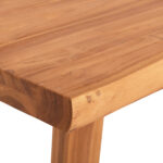 ΤΡΑΠΕΖΙ ΤΡΑΠΕΖΑΡΙΑΣ LEOPOLD HM9933.01 ΜΑΣΙΦ ΞΥΛΟ ΤΕΑΚ-ΧΡΩΜΑ ΦΥΣΙΚΟ 200.5x107x76Yεκ - Image 6