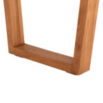 ΤΡΑΠΕΖΙ ΤΡΑΠΕΖΑΡΙΑΣ LEOPOLD HM9933.01 ΜΑΣΙΦ ΞΥΛΟ ΤΕΑΚ-ΧΡΩΜΑ ΦΥΣΙΚΟ 200.5x107x76Yεκ - Image 7