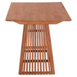 ΤΡΑΠΕΖΙ ΤΡΑΠΕΖΑΡΙΑΣ ΟΡΘΟΓΩΝΙΟ FRANTZ HM9916 ΜΑΣΙΦ MINDI ΞΥΛΟ 160x79,5x76,5Yεκ. - Image 4