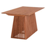 ΤΡΑΠΕΖΙ ΤΡΑΠΕΖΑΡΙΑΣ ΟΡΘΟΓΩΝΙΟ FRANTZ HM9916 ΜΑΣΙΦ MINDI ΞΥΛΟ 160x79,5x76,5Yεκ. - Image 5