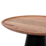 ΤΡΑΠΕΖΙA ΣΑΛΟΝΙΟΥ 2ΤΜΧ RIFF HM9997 ΞΥΛΟ MANGO-ΜΕΤΑΛΛΙΚΕΣ ΒΑΣΕΙΣ Φ60 & Φ40 εκ. - Image 7