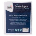 ΕΠΙΣΤΡΩΜΑ ΑΔΙΑΒΡΟΧΟ VELURA HM12174.90 MICROFIBER & PU--4 ΛΑΣΤΙΧΑ 90x200εκ - Image 3