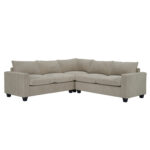 ΓΩΝΙΑΚΟΣ ΚΑΝΑΠΕΣ CALDER HM3286.03 ΜΠΕΖ ΥΦΑΣΜΑ 254x254x91Υεκ.