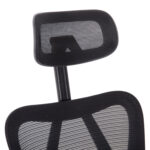 ΚΑΡΕΚΛΑ ΓΡΑΦΕΙΟΥ MEXER HM1195.01 ΜΑΥΡΟ MESH-ΜΕΤΑΛ.ΒΑΣΗ 68x70x136Υεκ. - Image 7