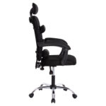 ΚΑΡΕΚΛΑ ΓΡΑΦΕΙΟΥ CRONER HM1196.01 ΜΑΥΡΟ MESH-ΜΕΤΑΛ.ΒΑΣΗ 58x99x120Υεκ. - Image 4