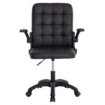 ΚΑΡΕΚΛΑ ΓΡΑΦΕΙΟΥ PORTIMA HM1197.01 ΜΑΥΡΟ PVC-ΣΚΕΛΕΤΟΣ & ΒΑΣΗ 69x57x97Υεκ. - Image 3