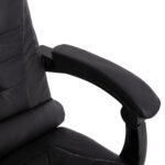 ΚΑΡΕΚΛΑ ΓΡΑΦΕΙΟΥ LAGOM HM1198 ΜΑΥΡO PVC-ΜΕΤΑΛ.ΒΑΣΗ-ΜΑΥΡΟΣ ΣΚΕΛΕΤΟΣ 60x70x104Υεκ - Image 8