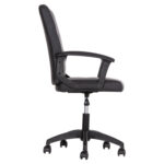 ΚΑΡΕΚΛΑ ΓΡΑΦΕΙΟΥ NIM HM1200.01 ΜΑΥΡΟ PVC-ΜΑΥΡΟΣ ΣΚΕΛΕΤΟΣ & ΒΑΣΗ 58x65x100Υεκ - Image 4