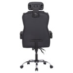 ΚΑΡΕΚΛΑ ΓΡΑΦΕΙΟΥ OCTAVIUS HM1202 ΜΑΥΡΟ PVC-ΜΕΤΑΛ.ΧΡΩΜΙΟ ΒΑΣΗ 63x73x129Υεκ - Image 7