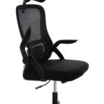 ΚΑΡΕΚΛΑ ΓΡΑΦΕΙΟΥ BLAZER HM1205.01 ΜΑΥΡΟ MESH-ΜΑΥΡΟΣ ΣΚΕΛΕΤΟΣ 60x58x110-130Υεκ. - Image 8