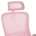 ΚΑΡΕΚΛΑ ΓΡΑΦΕΙΟΥ BLAZER HM1205.04 ΡΟΖ MESH-ΛΕΥΚΟΣ ΣΚΕΛΕΤΟΣ 60x58x110-130Υεκ. - Image 7