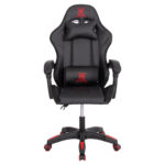 ΠΟΛΥΘΡΟΝΑ GAMING DARREN HM1203.01 ΜΑΥΡΟ-ΚΟΚΚΙΝΟ PVC 58.5x100x120Υεκ. - Image 3