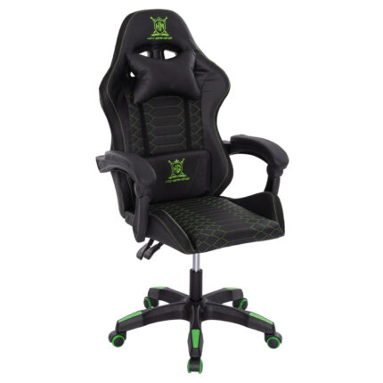 ΠΟΛΥΘΡΟΝΑ GAMING LOOT HM1204 ΜΑΥΡΟ-ΠΡΑΣΙΝΟ PVC 60x60x120Υεκ.