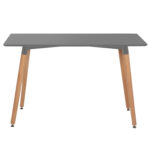 ΤΡΑΠΕΖΙ MINIMAL HM8581.02 ΑΝΟΙΧΤΟ ΓΚΡΙ MDF-ΠΟΔΙΑ ΟΞΙΑ ΣΕ ΦΥΣΙΚΟ ΧΡΩΜΑ- 120Χ60X74Υεκ. - Image 3