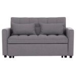 ΚΑΝΑΠΕΣ ΚΡΕΒΑΤΙ 2-ΘΕΣΙΟΣ BORG HM3289.11 ΓΚΡΙ ΥΦΑΣΜΑ 140x100x80Υεκ - Image 4