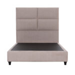 ΚΡΕΒΑΤΙ HMIΔΙΠΛΟ MILO ΑΠΟ ΜΠΕΖ ΥΦΑΣΜΑ HM646.32 ΓΙΑ ΣΤΡΩΜΑ 120x200 εκ. - Image 4