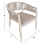 ΠΟΛΥΘΡΟΝΑ ΑΛΟΥΜΙΝΙΟΥ LISTON HM6646.04 ΣΧΟΙΝΙ-OLEFIN--ΣΑΜΠΑΝΙ 58x63x78Υεκ - Image 2