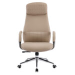 ΚΑΡΕΚΛΑ ΓΡΑΦΕΙΟΥ SONTY HM18354.02 ΜΠΕΖ PU ΔΕΡΜΑ--ΒΑΣΗ ΧΡΩΜΙΟΥ 64x68x125Υεκ - Image 3