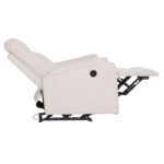 ΠΟΛΥΘΡΟΝΑ RELAX ΜΕ ΗΛΕΚΤΡΙΚΗ ΑΝΑΚΛΙΣΗ SYNTHIA HM3309.01 ΜΠΕΖ ΥΦΑΣΜΑ 75x86x100Yεκ - Image 4