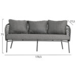 ΣΕΤ ΣΑΛΟΝΙ ΕΞ.ΧΩΡΟΥ 5Θ ELOWEN HM6508.01 ΑΛΟΥΜΙΝΙΟ-ΣΧΟΙΝΙ-ΜΑΞΙΛΑΡΙΑ-- ΓΚΡΙ - Image 2