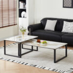 ΤΡΑΠΕΖΙ ΣΑΛΟΝΙΟΥ 2ΤΜΧ TERREN HM18365.01 ΜΕΤΑΛΛΟ--SINTERED STONE PANDORA 120x70x45Υεκ - Image 2